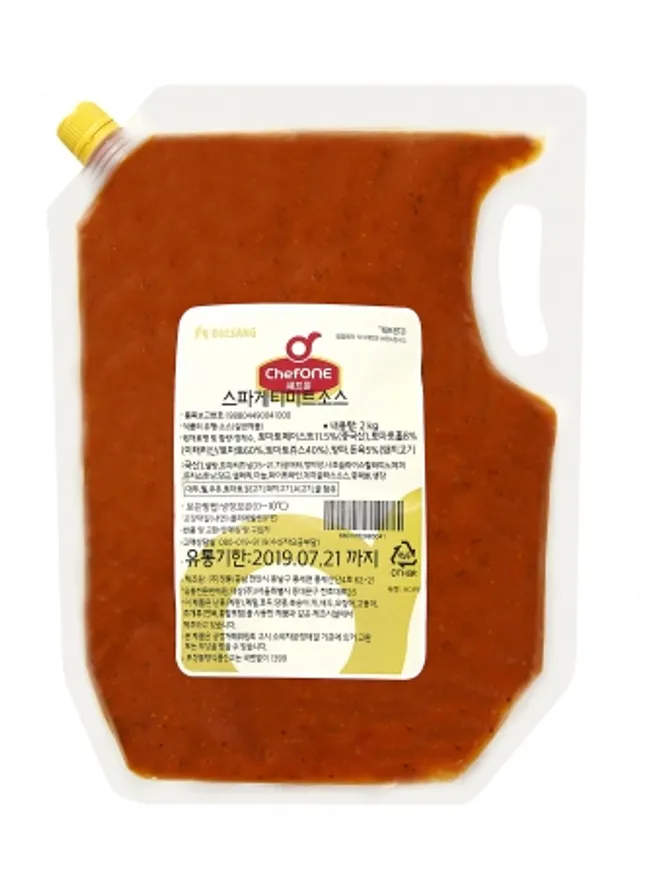쉐프원스파게티미트소스,2Kg,대상,냉장 이미지
