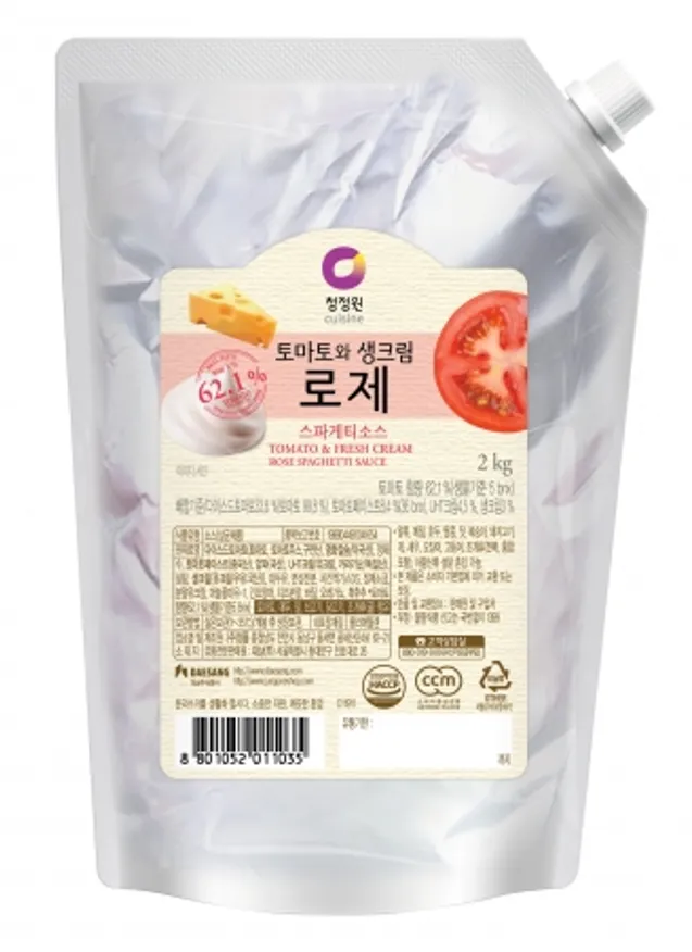청정원로제스파게티소스,2Kg,대상,실온 이미지