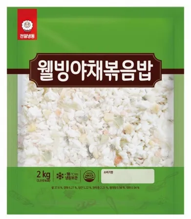 ⭐간편식⭐웰빙야채볶음밥, 2KG, 냉동