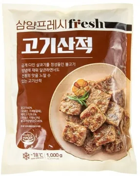 모닝하임고기산적,1Kg,삼양냉동,냉동