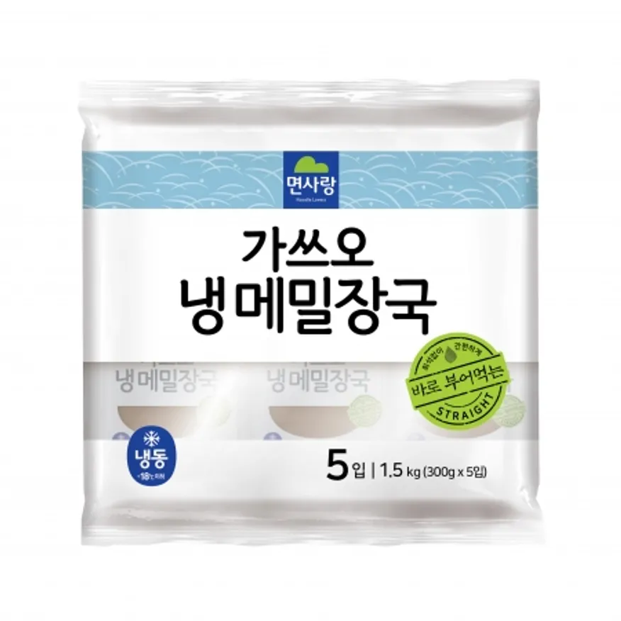 냉메밀장국,(300g*5ea)*6pk/ BOX,면사랑,냉동 이미지