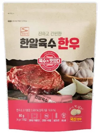 섬들채한알육수한우, 4g*15개, 실온, 국산