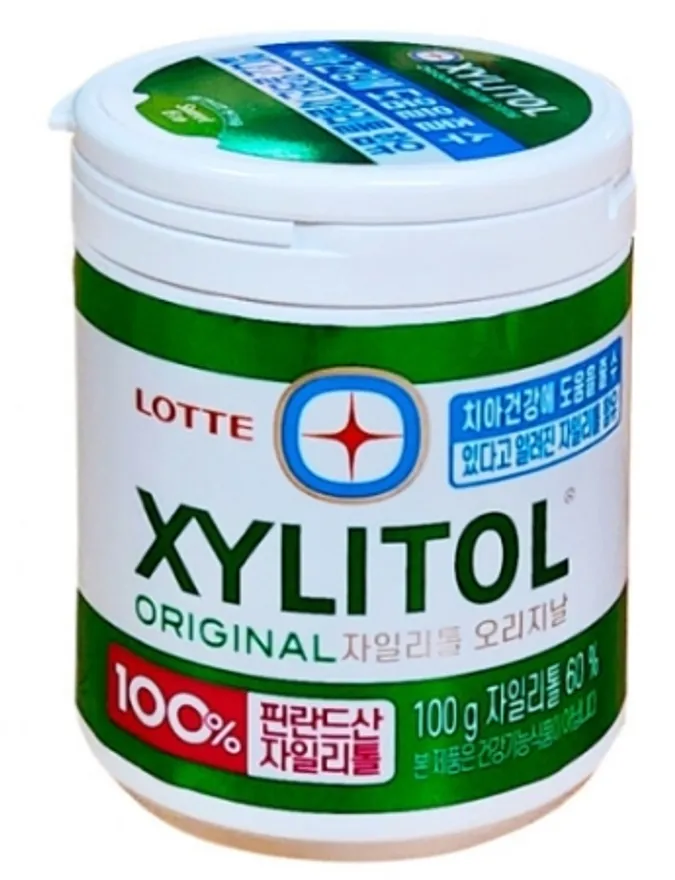 자일리톨(용기),100g,롯데제과,실온 이미지