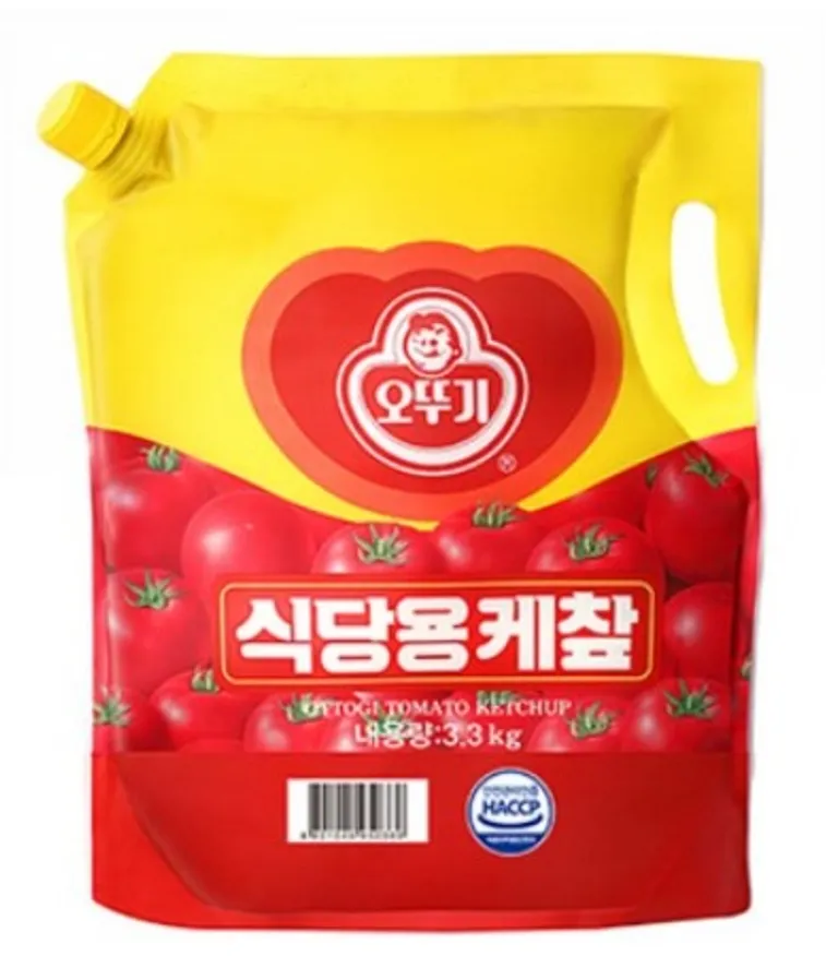 케찹,스파우트팩,3.3Kg,오뚜기,실온 이미지