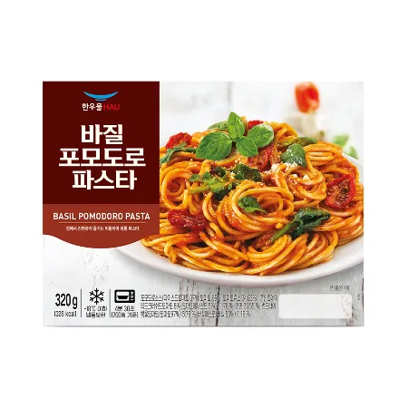 바질포모도로파스타,320g(한우물,냉동)