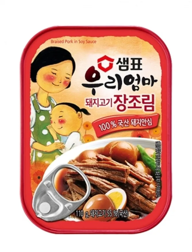 우리엄마돼지고기장조림, 110g, 샘표식품, 실온 이미지