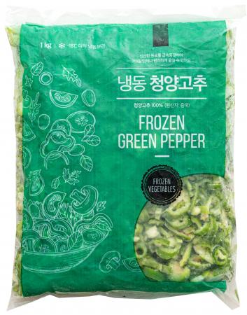냉동 청양고추(슬라이스), 1kg, 상품,냉동,중국