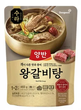 양반수라갈비탕, 460g, 동원F&B,실온