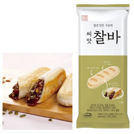 ⭐간편식⭐씨앗찰바, 115~120g, 로뎀푸드, 냉동