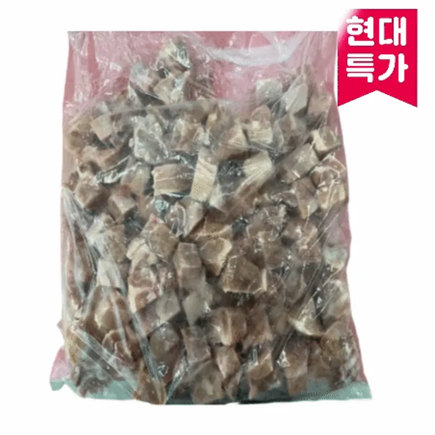 ⭐현대특가⭐닭정육(다리살,순살),1kg,냉동,깍둑썰기(3*3cm커팅),브라질 이미지