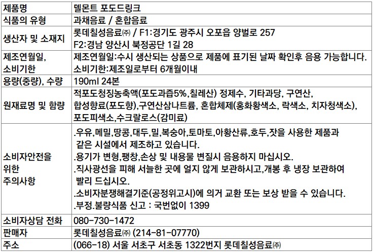 상품정보제공고시
