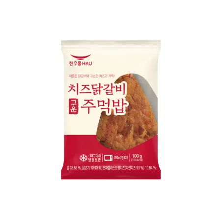 치즈닭갈비구운주먹밥,3Kg(쌀:외국산),한우물,냉동 이미지