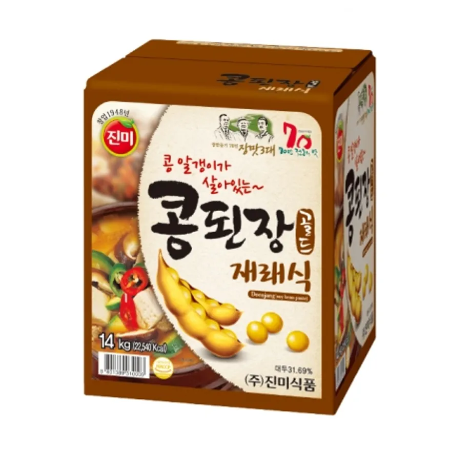 재래식콩된장골드, 14kg, 진미식품, 실온 이미지