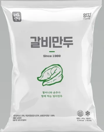 엄지갈비만두, 1.08kg, 엄지식품,냉동