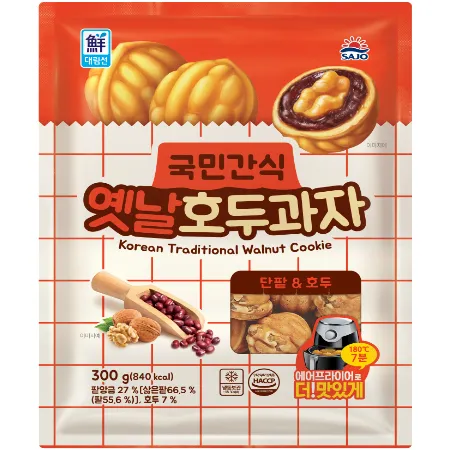 ⭐간편식⭐옛날호두과자, 300g(18g*17ea), 사조대림, 냉동