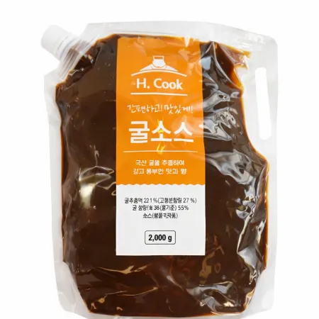 ⭐H쿡⭐굴소스, 2kg, 대상, 실온
