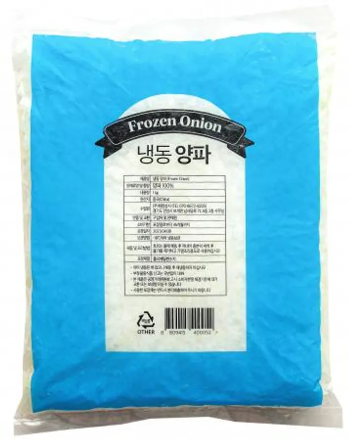 양파,1Kg(5mm다이스,개별냉동),상품,냉동,깍둑썰기,중국 이미지