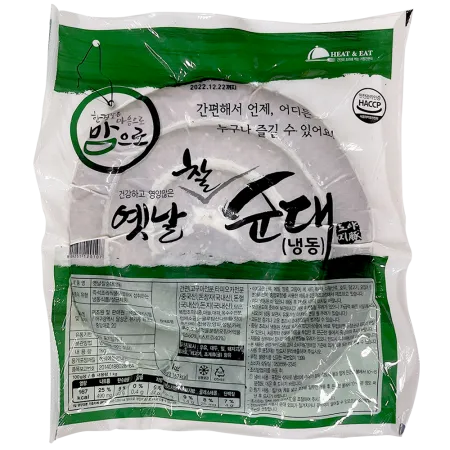옛날찰순대 (중탕용), 1Kg, 도야지식품, 냉동