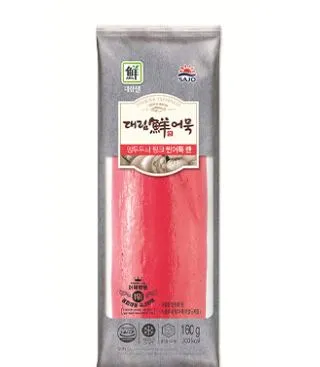 정일품란어묵(무늬,찐), 160g, 사조대림,냉장,분홍