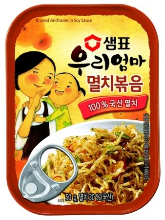 우리엄마멸치볶음, 50g, 샘표식품, 실온