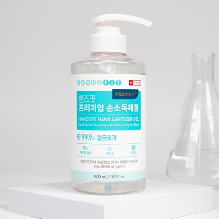 [손소독제]핸즈핏손소독제겔타입,500ml(에탄올 70%),실온,국산