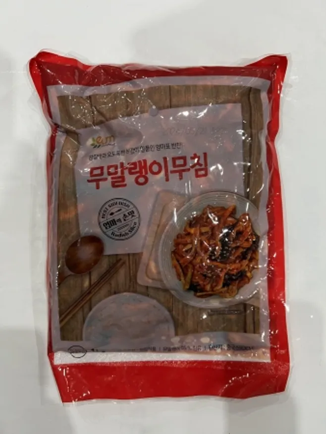 무말랭이무침,1kg,이음푸드,냉장,중국 이미지