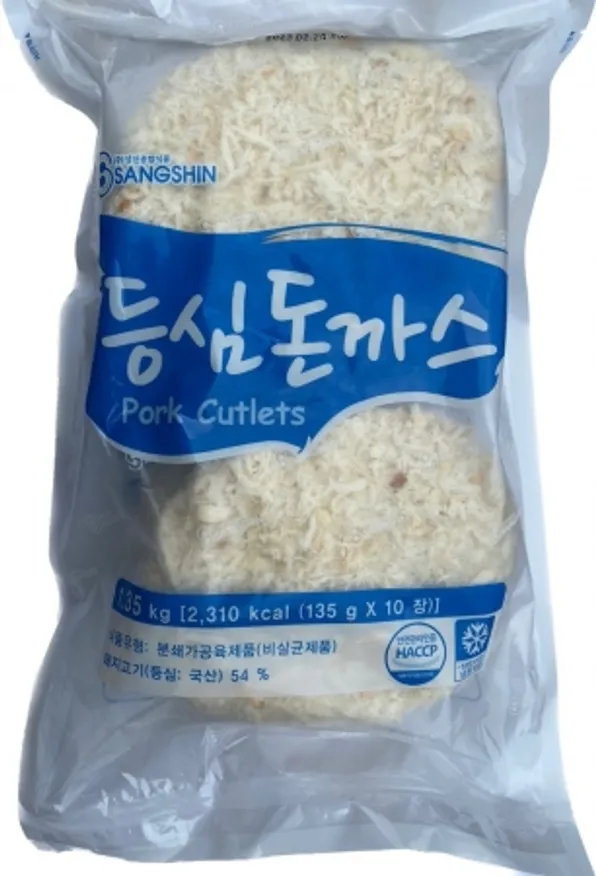 통등심돈까스(국내산돈육), 1.35Kg, 상신종합식품, 냉동 이미지