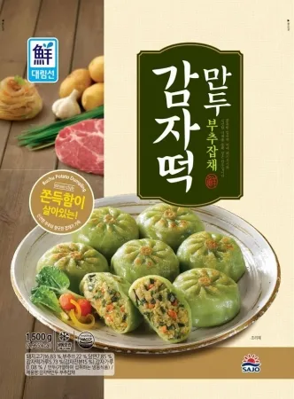 감자떡만두(부추잡채), 1.5Kg, 사조대림, 냉동