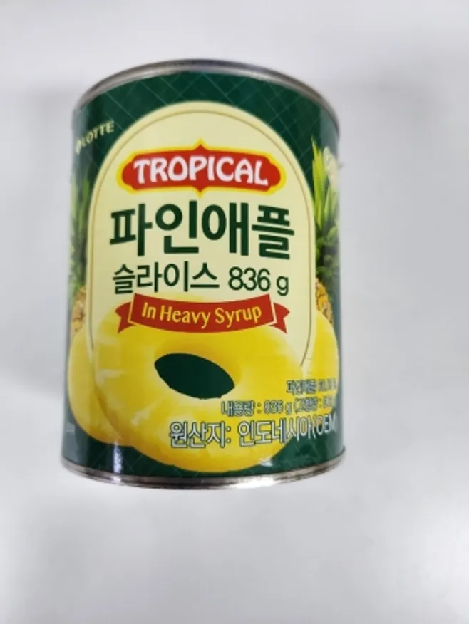 파인애플슬라이스(롯데,실온) 이미지