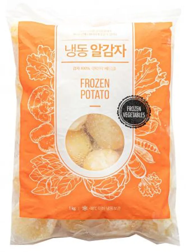 알감자, 1kg, 상품, 냉동, 탈피, 수입 이미지