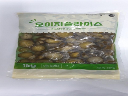 오이지슬라이스,1kg,녹선,냉장,중국