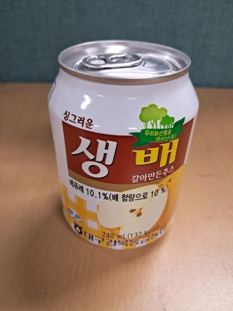 배주스, 240ml, 경북능금,실온