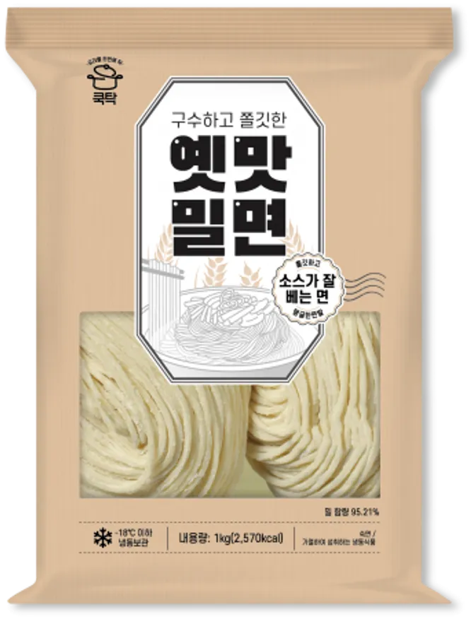 구수하고쫄깃한옛날밀면, 1Kg, 동성식품, 냉동 이미지
