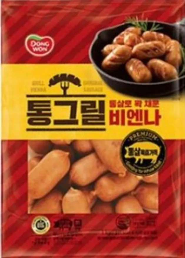 통그릴비엔나, 1Kg, 동원F&B, 냉장 이미지