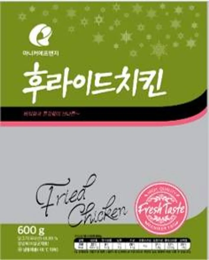 후라이드치킨,600g,마니커,냉동 이미지