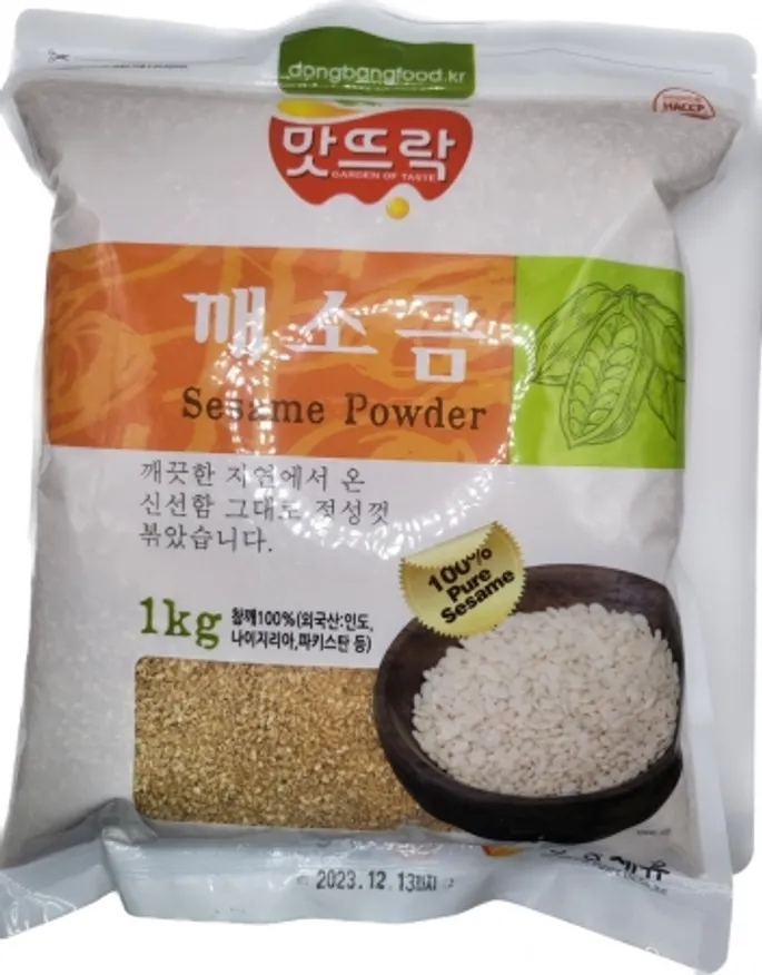 맛뜨락깨소금,1Kg,동방제유,실온 이미지