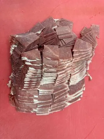 우전각,샤브샤브용,1Kg(4*4*0.1cm),냉동,Steer,호주,밀봉/진공포장 아님 이미지