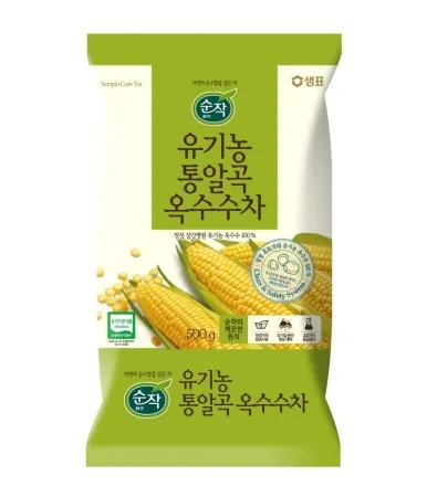 순작유기농통알곡옥수수차, 1Kg, 샘표식품, 실온, 유기농