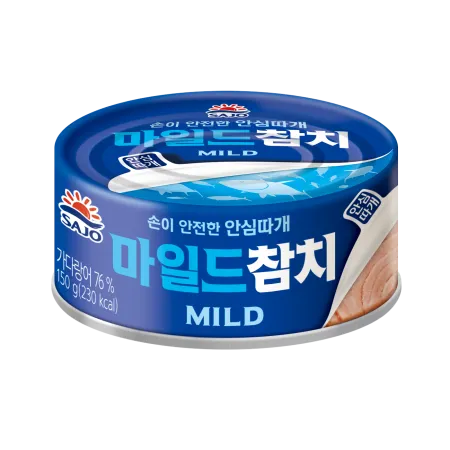 마일드참치캔(안심따개),150g,사조해표,실온