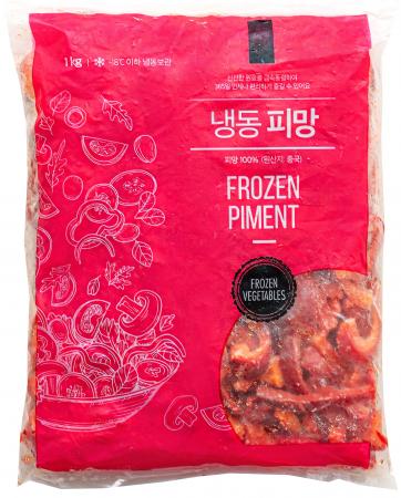 홍피망,1Kg(1*4cm슬라이스/개별냉동),상품,냉동,슬라이스,중국