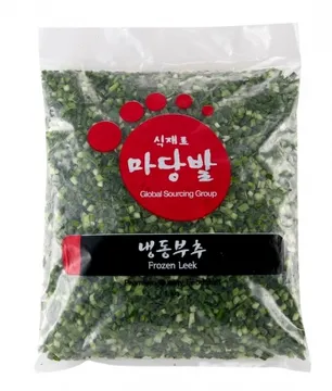 냉동 부추, 1Kg, 상품,슬라이스, 수입