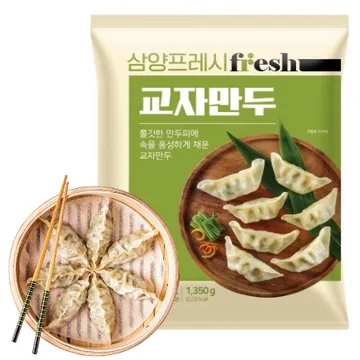 모닝하임교자만두, 1.35Kg(13.5g*100EA), 삼양냉동, 냉동