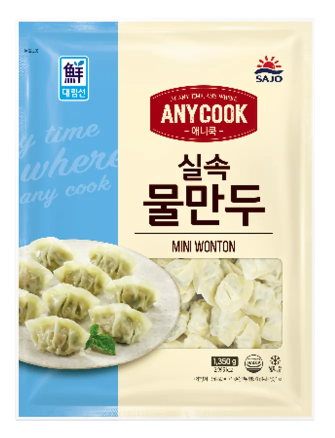 애니쿡실속물만두,1.35Kg,(사조대림,냉동) 이미지