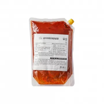 순두부찌개양념장,2Kg,쿡,냉장