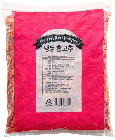 홍고추,1Kg(5mm슬라이스,개별냉동),상품,냉동,중국 이미지