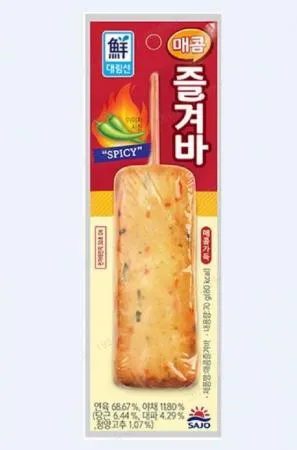 ⭐간편식⭐매콤즐겨바, 70g, 사조대림,냉장