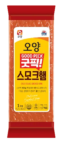 굿픽스모크햄,1Kg(사조오양,냉장)
