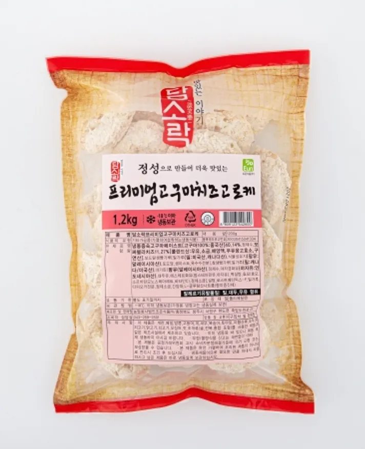 담소락고구마치즈고로케, 1.2Kg, 냉동 이미지