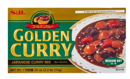골든카레(s&b,중간매운맛)(상온)