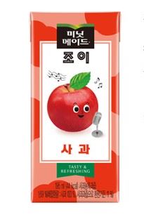 미닛메이드사과, 195ml, 코카콜라,실온